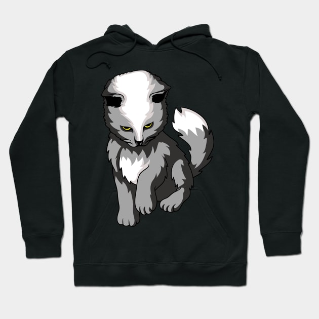 Cute little spooky cat - cats lover gift Hoodie by Shirtbubble